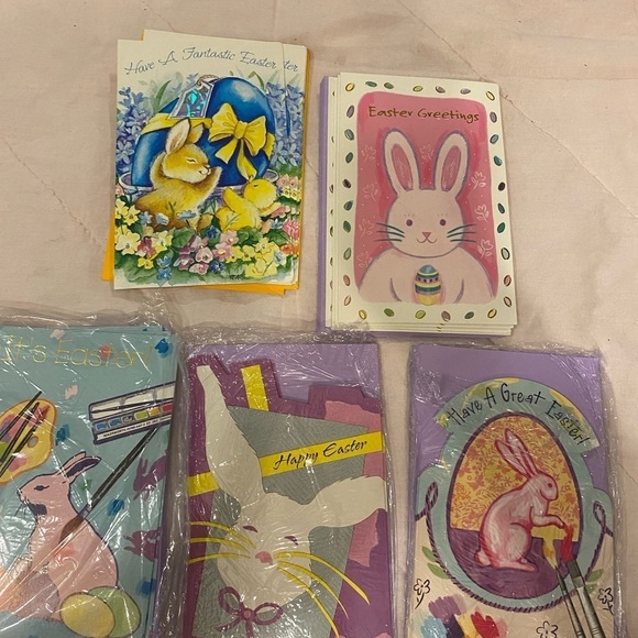 Easter Parade Easter Cards Lot of 5 (DN) - Picture 5 of 10